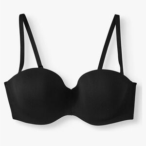 Maidenform Sweet Nothings Women's No Slip Smooth Look Strapless Bra (Black,